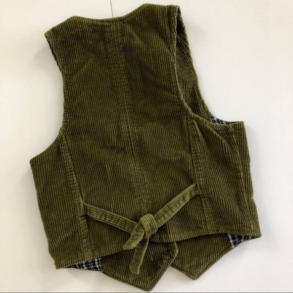*SOLD* Old Navy Green Plus Size XXL Corduroy Vest - Picture 3 of 5